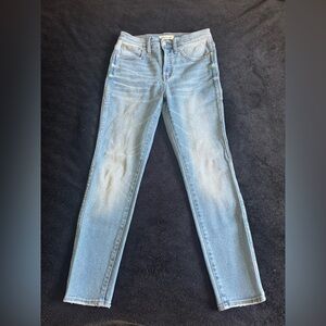Madewell 10” high rise skinny crop